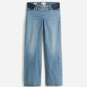 Madewell The Maternity Side-Panel Perfect Vintage Wide-Leg Jean